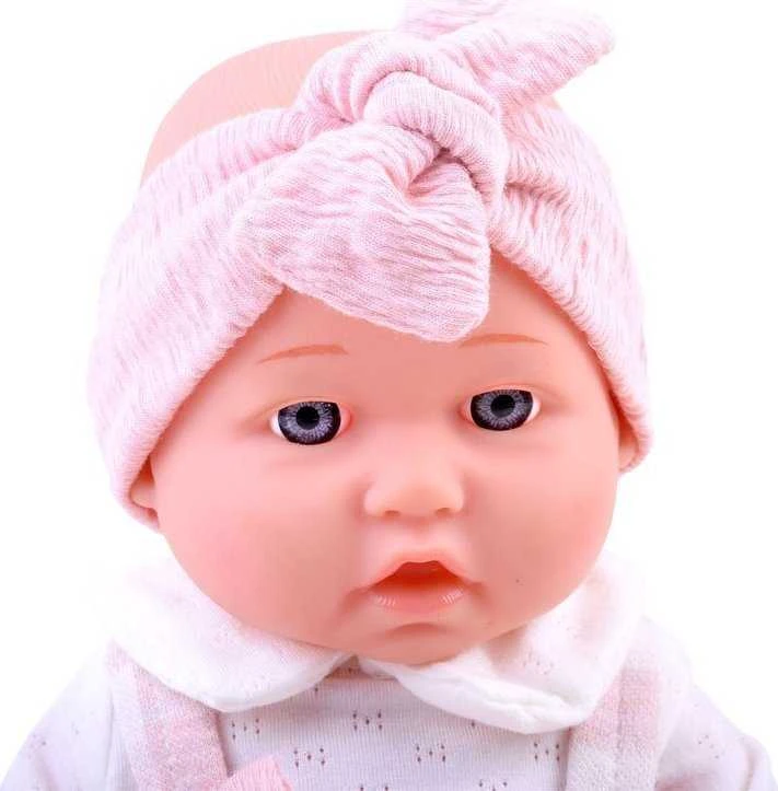 Jokomisiada Žavinga lėlė BOBAS su pliušiniu zuikučiu ZA3828