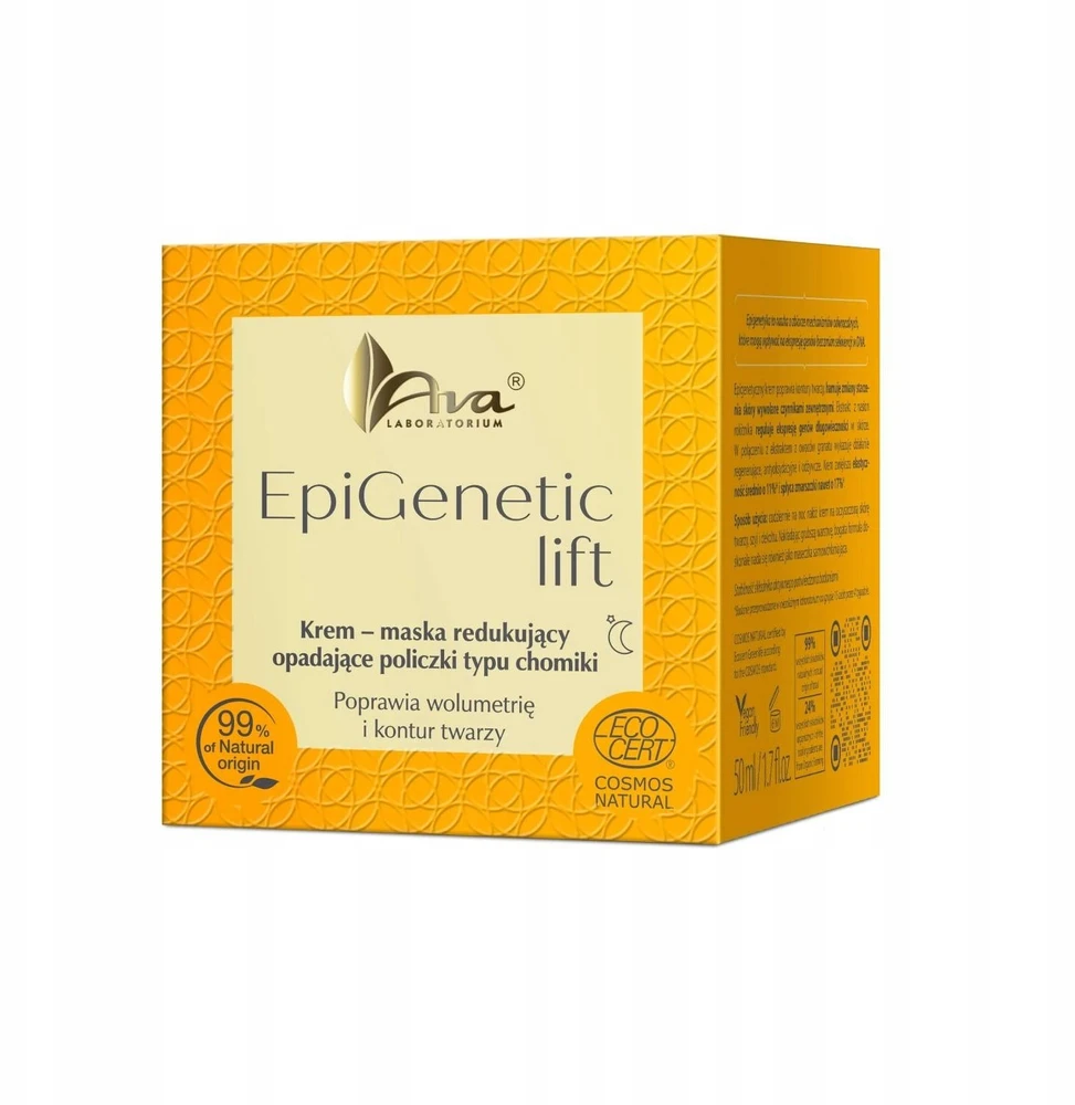 Uroda Ava Laboratorium „EpiGenetic Lift“ naktinis kremas-kaukė skruostų suglebimui mažinti, 50 ml