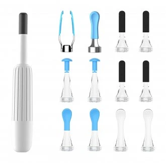 Sveikata ir asmeninė priežiūra - Bebird EarSight Plus R37R ausų valymo prietaisas su HD kamera, belaidis, baltas