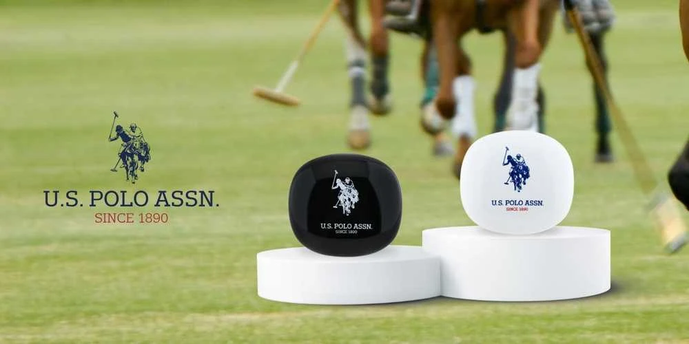 Us Polo Assn Ausinės TWS US Polo DH Logo Docking Station baltos spalvos