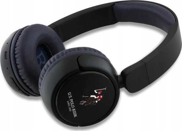 Us Polo Assn US Polo Ausinės Bluetooth USHPV6PUNK juodos spalvos DH Color Logo