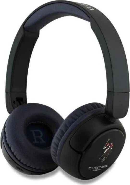 Us Polo Assn US Polo Ausinės Bluetooth USHPV6PUNK juodos spalvos DH Color Logo