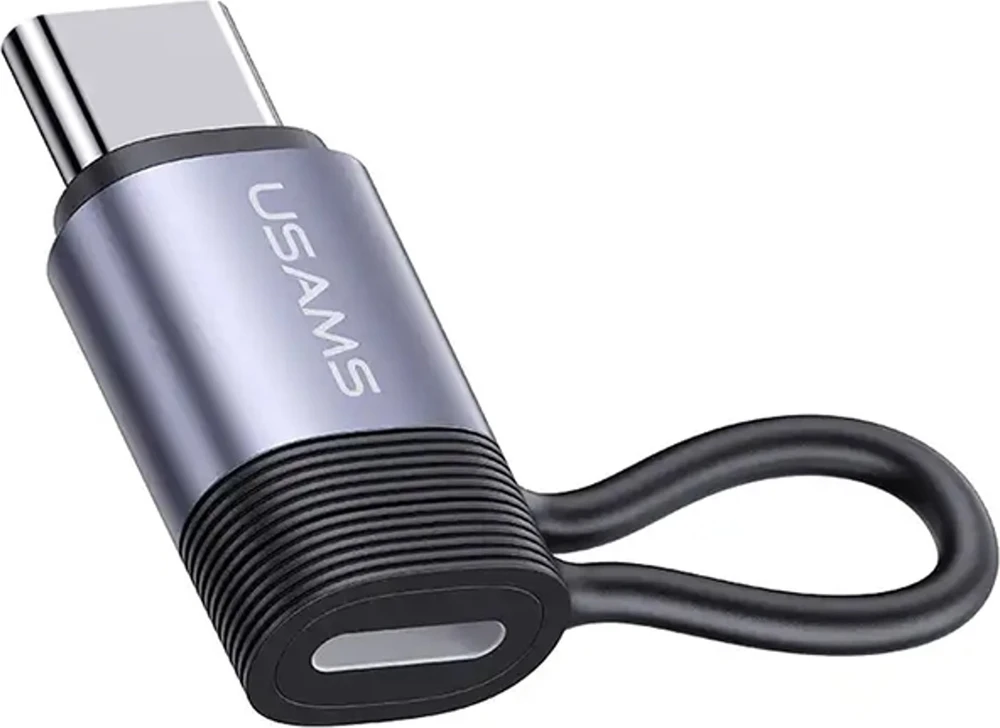 USAMS Adapteris AU17 Lightning – USB-C30W aliuminio SJ677LN01 (US-SJ677)