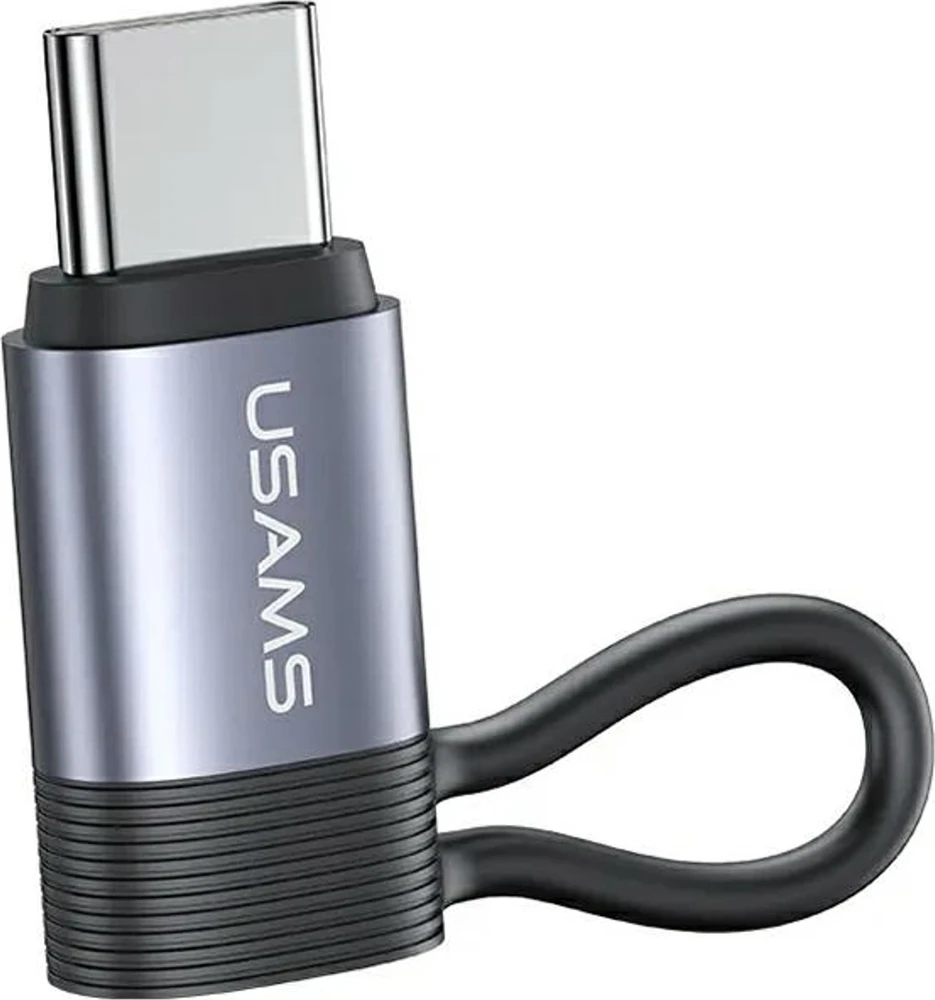USAMS USB-C į Lightning adapteris su kilpele