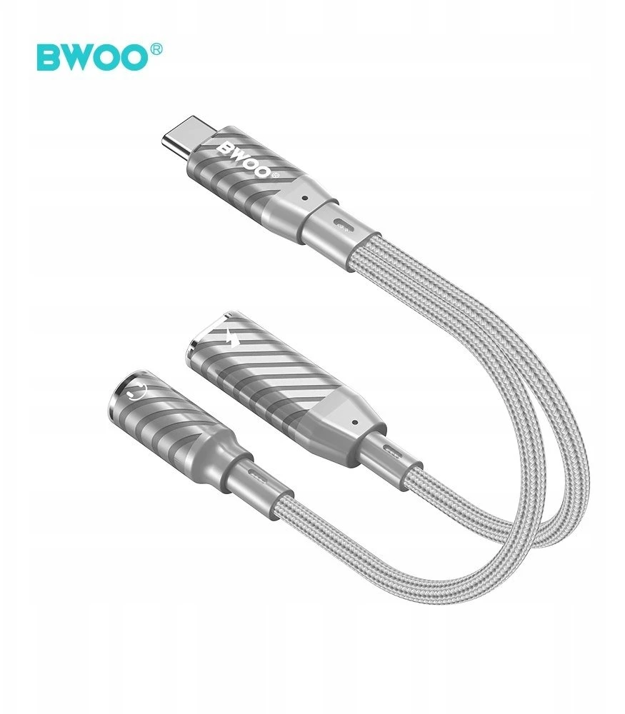 BWOO BZ67 USB-C adapteris su dviem jungtimis