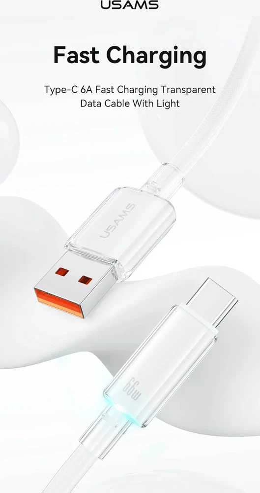 USAMS Cloud serijos 6A USB–C tipo jungtis