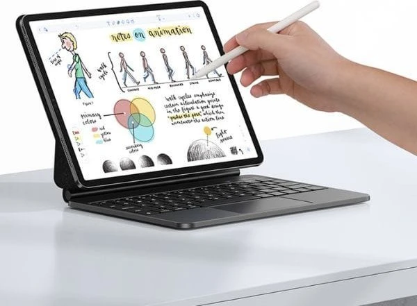 USAMS Protective Dėklas su klaviatūra Apple iPadPro 12.9″ juodos spalvos Miaoke Series IPP12MG01 (US-BH876)