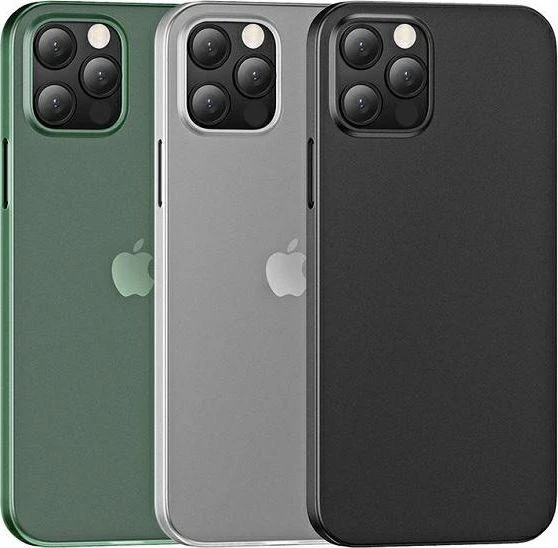 USAMS Gentle Dėklas for Apple iPhone 12 mini 5.4″ žalias/skaidrus IP12QR03 (US-BH608)