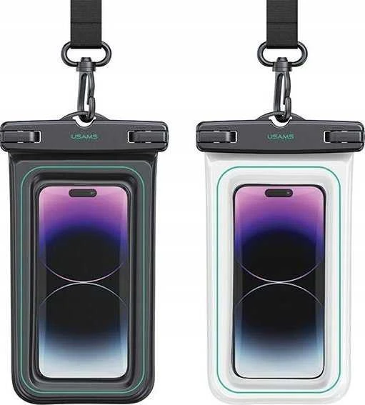 USAMS Atsparus vandeniui Dėklas 6.7″ IP68baltos spalvos FSD1302 (US-YD013)
