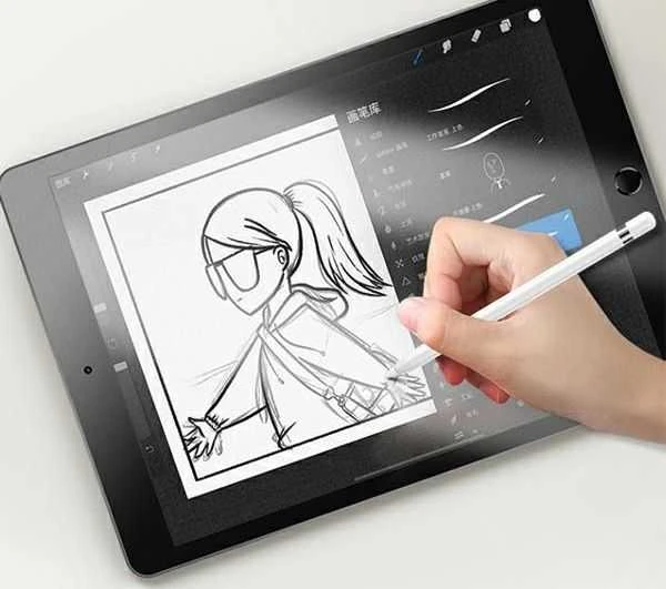 USAMS PaperLike apsauginis dėklas Apple iPad Air 10,9" BH681ZLMXX01 (US-BH681)