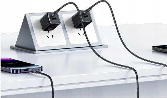 USAMS USB-C į Lightning kabelis 30W 1.2m aliuminio lydinio duomenų perdavimo kabelis SY serijos SJ729USB01 (US-SJ729)