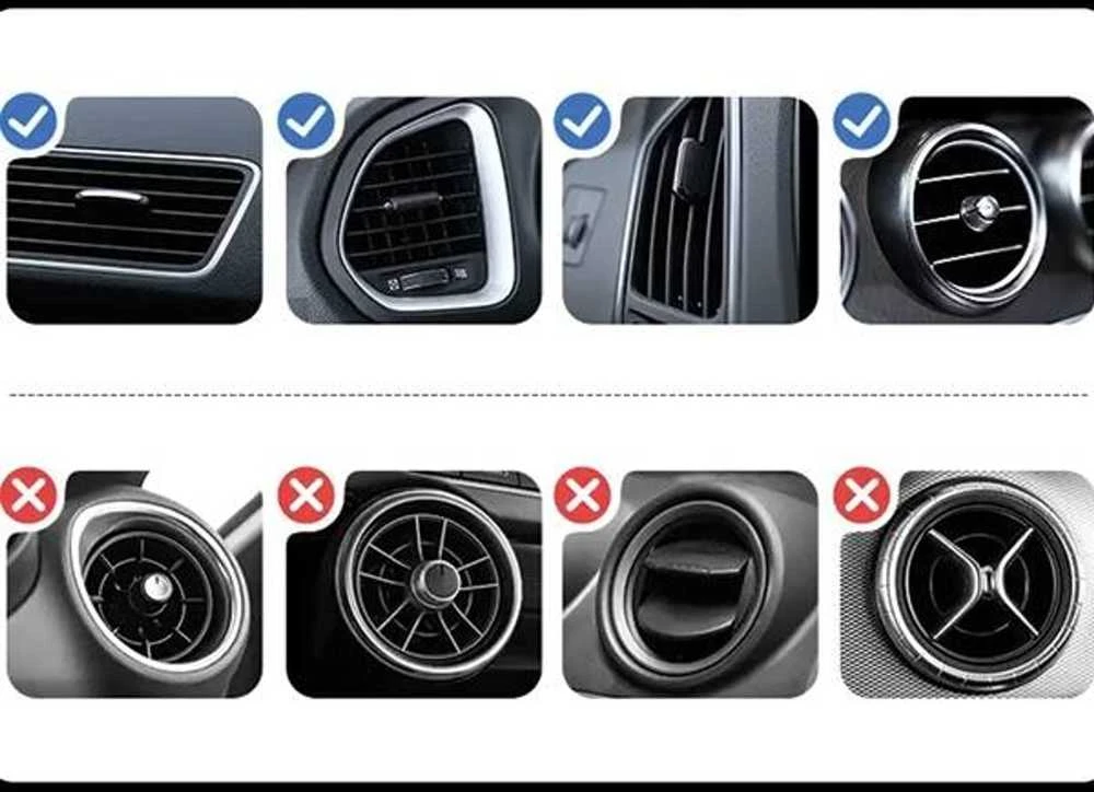 USAMS Universal magnetic holderUS-ZJ075 for vent grille juodos spalvos ZJ75ZJ01