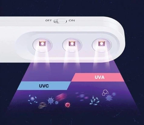 Usams mini UV-C dezinfekcinė lempa, ZB159XDD01 (US-ZB159)