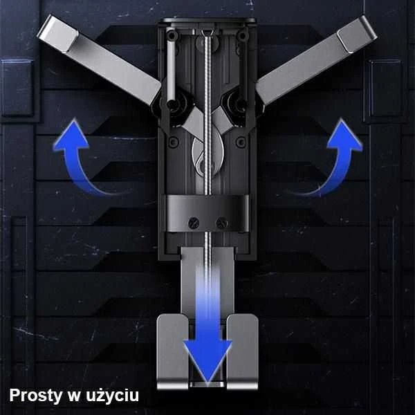 USAMS HANDLE FOR VENTILATION GRILLE METAL GRAVITY GRAY