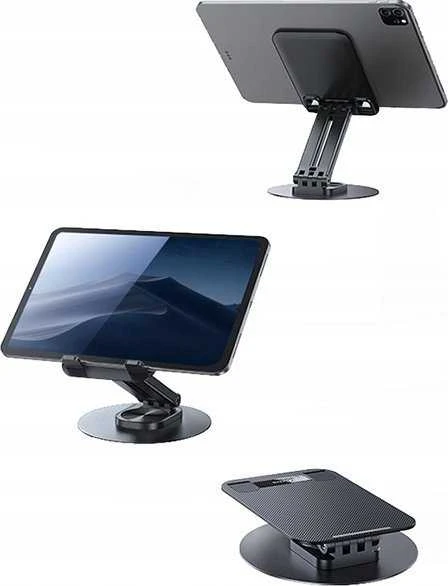 USAMS Desk stand skirtas phone/tablet 4.7-12 inches juodos spalvos ZJ80ZJ01 (US-ZJ080)