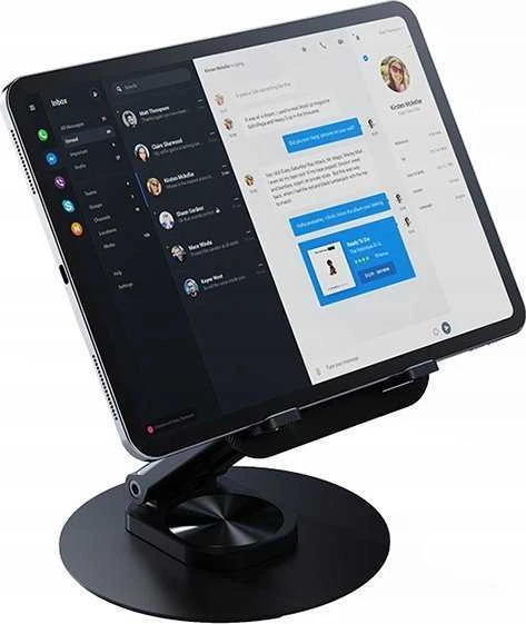 USAMS Desk stand skirtas phone/tablet 4.7-12 inches juodos spalvos ZJ80ZJ01 (US-ZJ080)