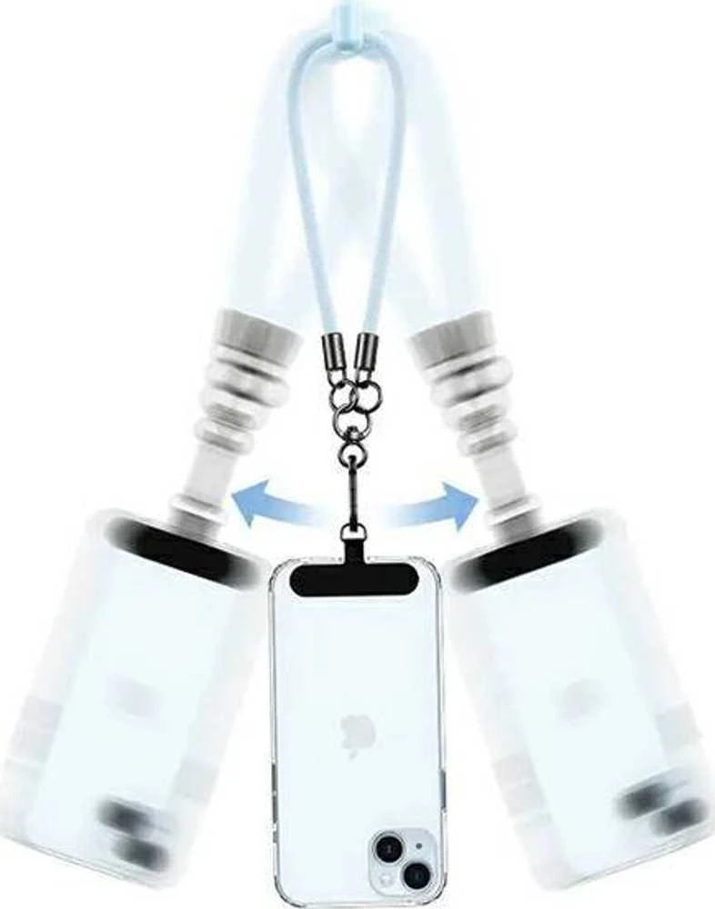 USAMS Universal phone lanyard 30cmžalios spalvos ZB283GS04 (US-ZB283)