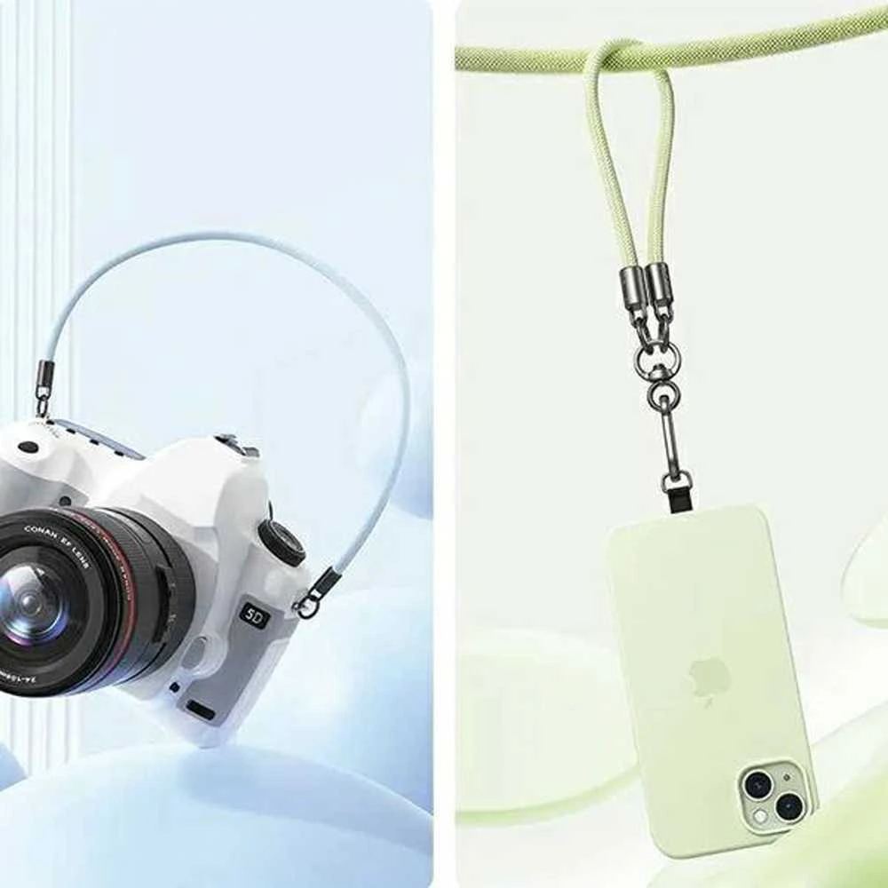USAMS Universal phone lanyard 30cmžalios spalvos ZB283GS04 (US-ZB283)