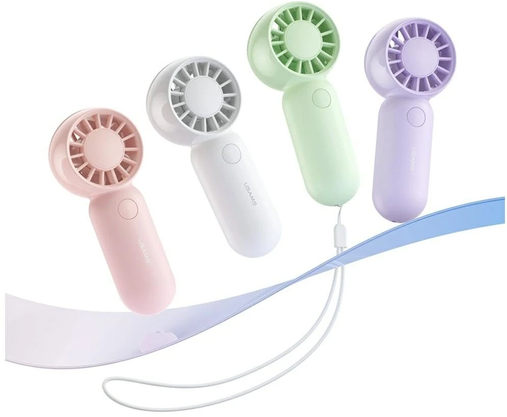 Rankinis ventiliatorius USAMS Mini Pocket ZB354, violetinis