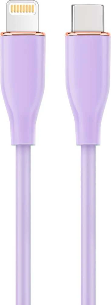 USB 2.0 CM/8 kontaktų lightning M laidas 1,5 m Gembird violetinis