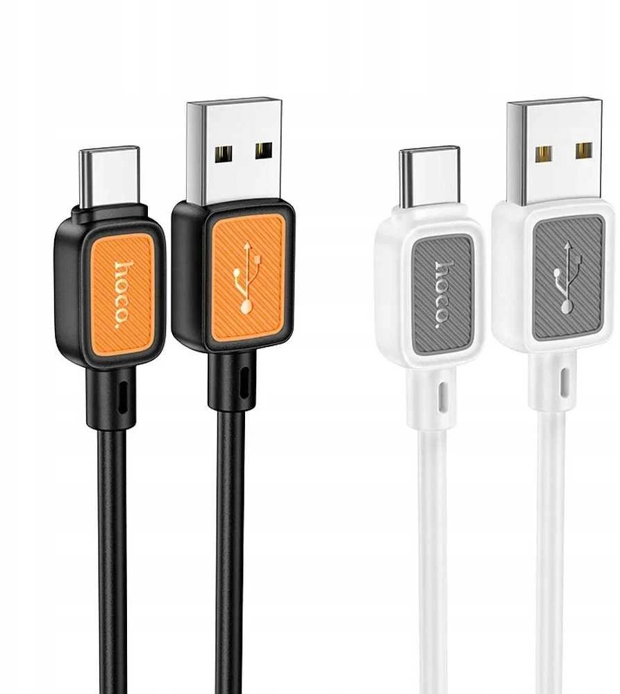 Cable USB A to USB C Hoco 3A 1 m X108 juodas