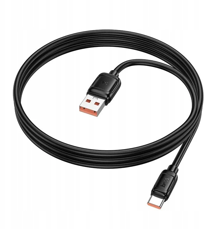 Cable USB A to USB C Hoco PD 5A 100W 1 m X115 juodas