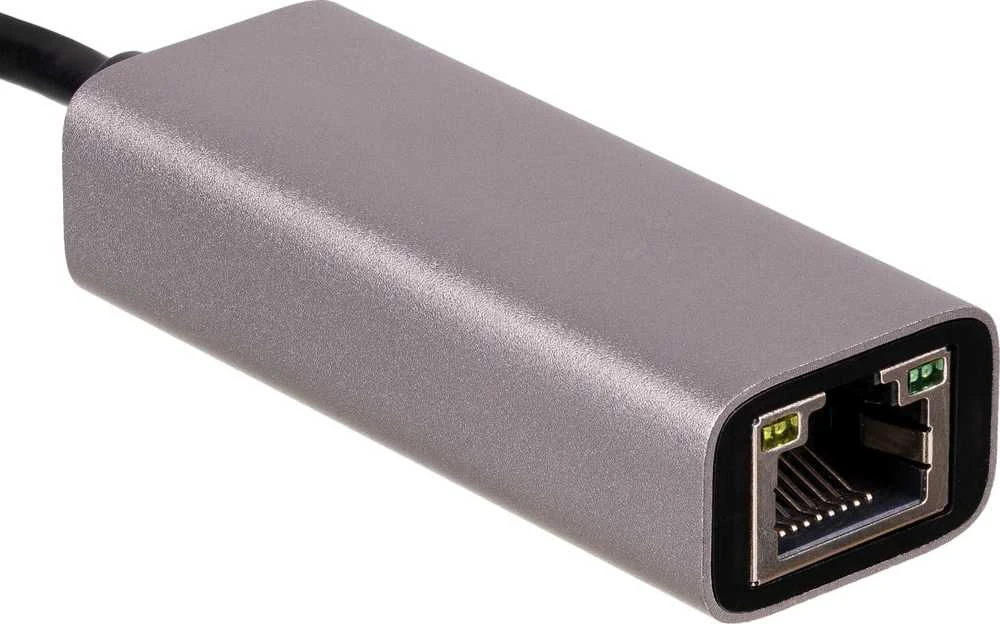 Adapteris su kablem Akyga AK-AD-65 karta jungiama į tinklą USB type C (m) / RJ45 (f) 10/100/1000 ver. 3.0 15cm