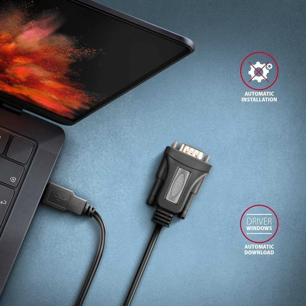 Axagon ADS-1PQN USB > SERIAL ADVANCED ACTIVE ADAPTER
