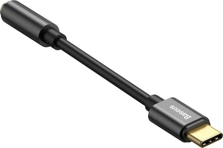 Baseus CATL54-01, Type-C, 3.5mm, Juodas