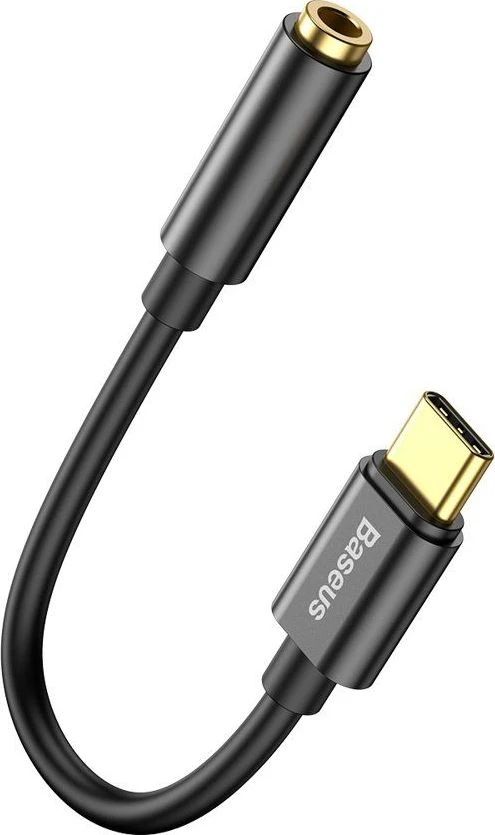 Baseus CATL54-01, Type-C, 3.5mm, Juodas