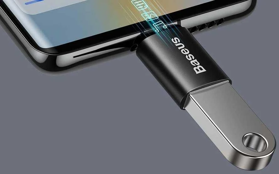 Adapteris USB C kištukas - USB3.1 A lizdas, su OTG funkcija BASEUS