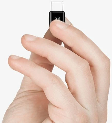 Adapteris Baseus USB C kištukas, micro USB B lizdas, OTG funkcija