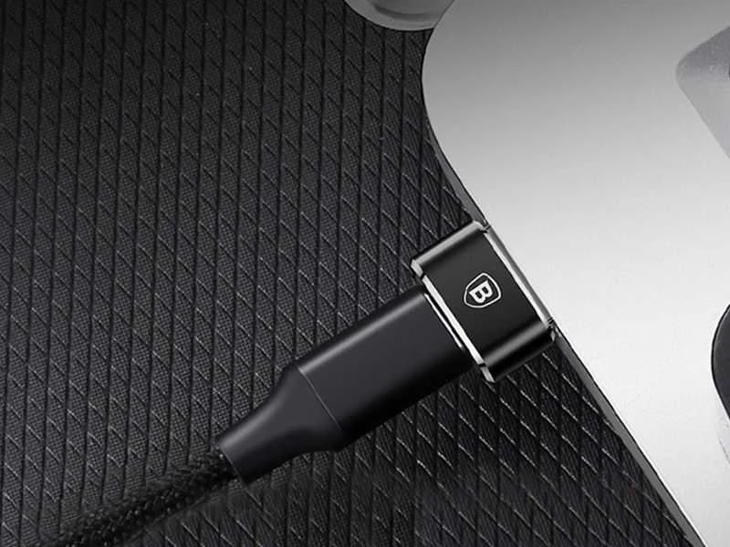Baseus USB-C – USB-A adapteris 3A – Juodas