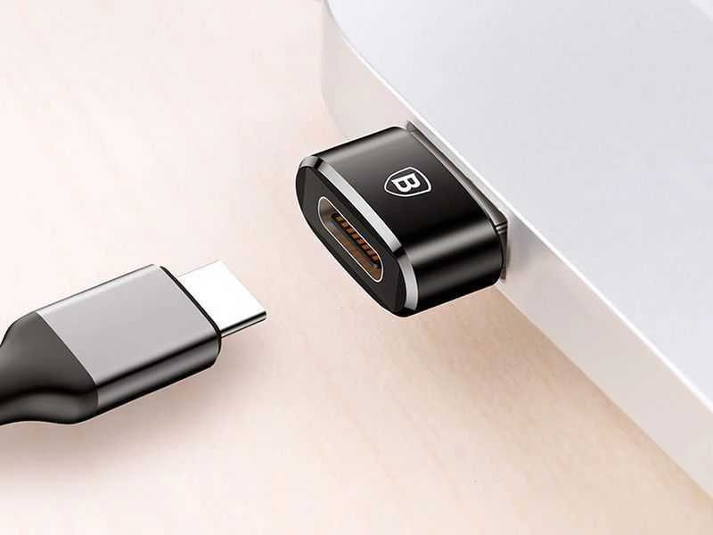 Baseus USB-C – USB-A adapteris 3A – Juodas