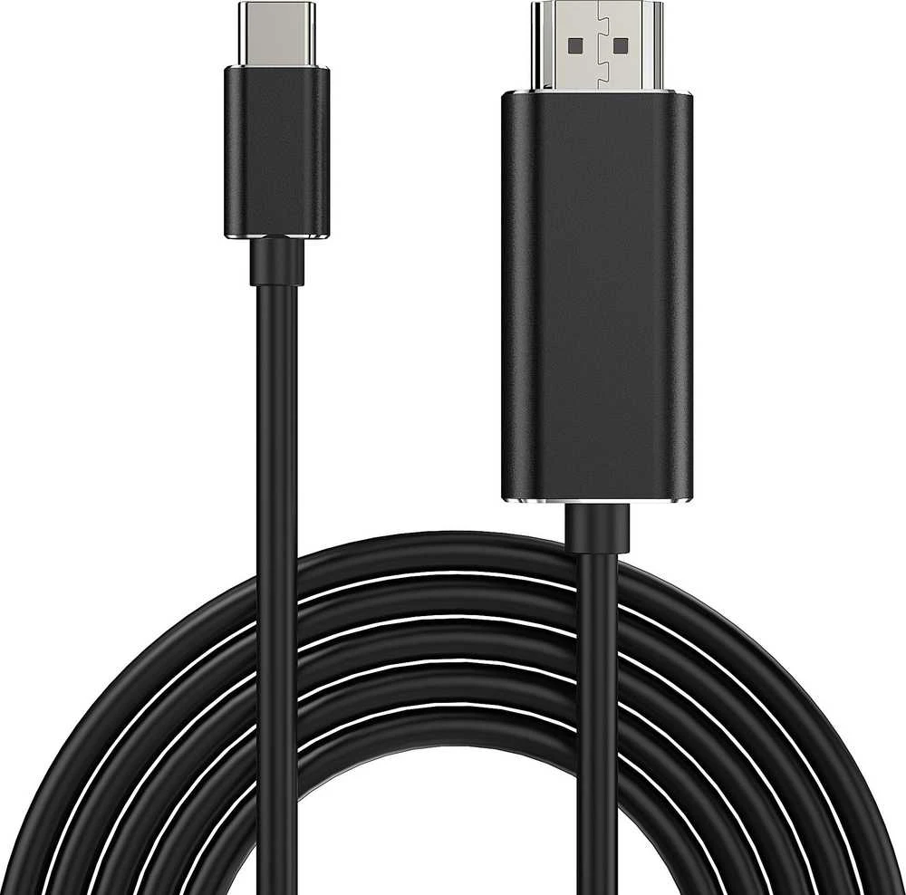 Kabelis USB Conceptronic Adapteris ABBY04B USB-C do HDMI 4K/30Hz 2 m Juodas