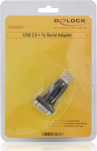 „Delock“ adapteris USB 2.0 > 1 x serijinis