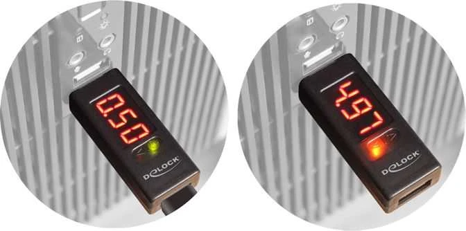 Adapteris USB Delock USB-A - USB-A Juodas (65569)