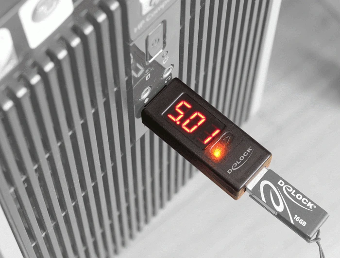 Adapteris USB Delock USB-A - USB-A Juodas (65569)