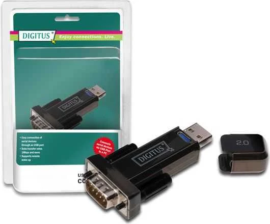 Digitus USB į RS-232 adapteris su nuimamu dangteliu