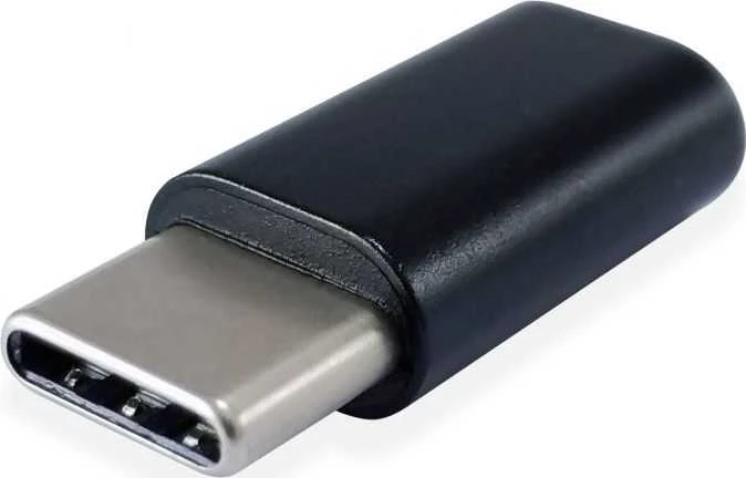 Adapteris USB Equip USB-C - MicroUSB Juodas (133472)