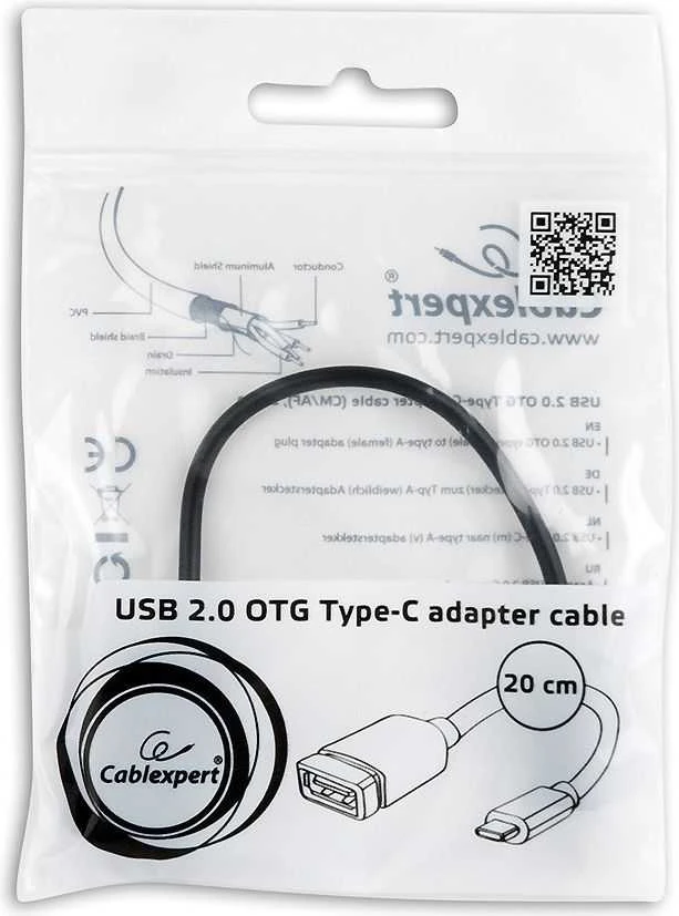 GEMBIRD A-OTG-CMAF2-01 USB 2.0 OTG C tipo adapterio kabelis CM/AF