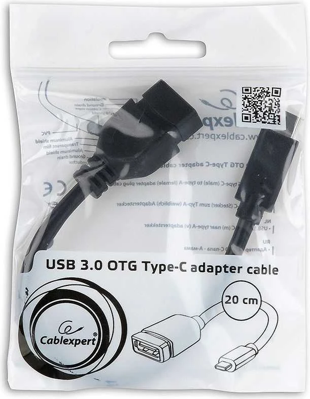 GEMBIRD A-OTG-CMAF3-01 Gembird USB 3.0 OTG Type-C adapterio kabelis (CM/AF)