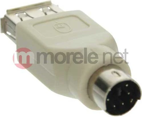 USB 2.0 į PS/2 adapteris iš „Inline“, skirtas klaviatūrai arba pelei