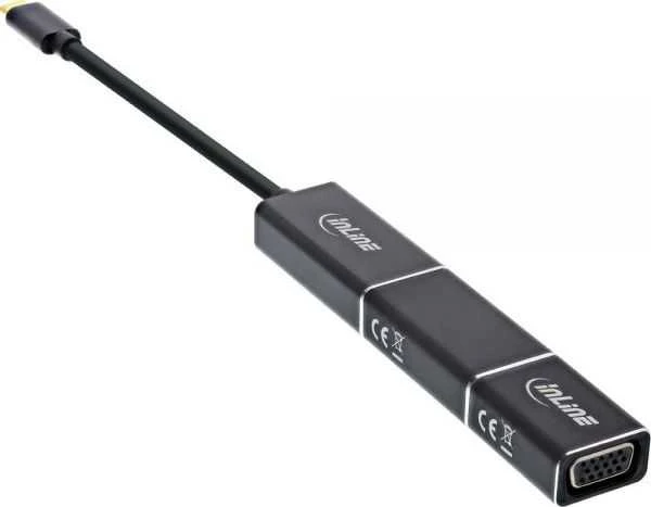 Adapteris USB InLine USB-C - DisplayPort Juodas (64109B)