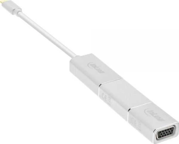 InLine USB-C į vaizdo adapteris, baltas