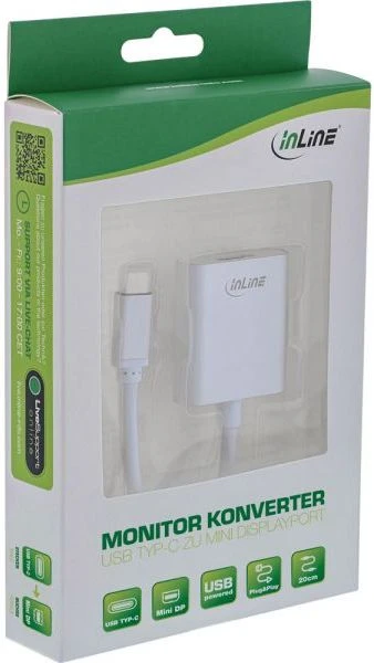 InLine USB-C į mini DisplayPort adapteris dėžutėje