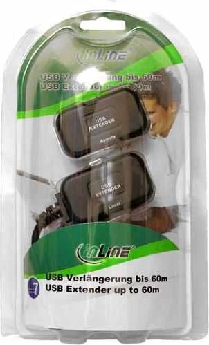 InLine USB į RJ45 plėstuvo rinkinys pakuotėje