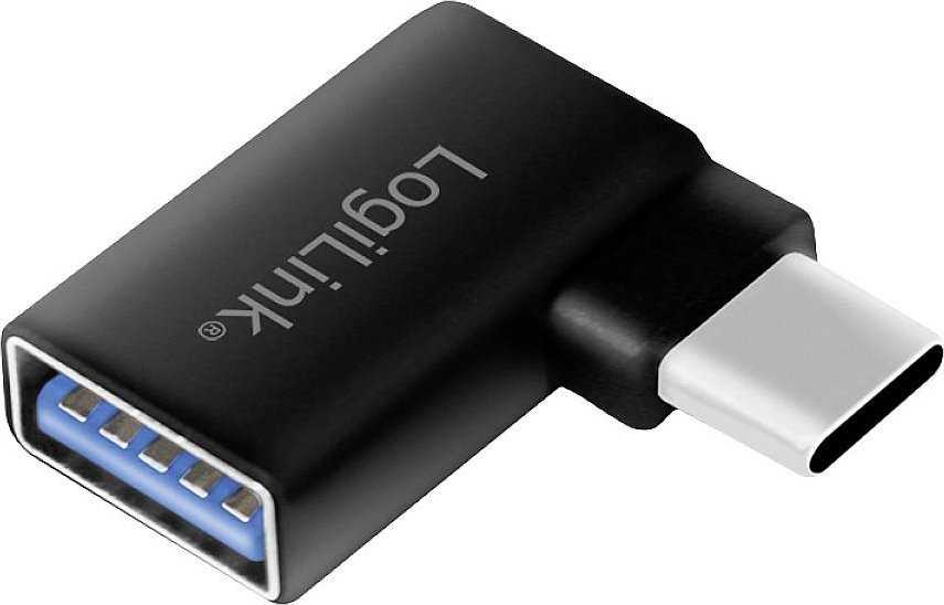 Adapteris USB LogiLink AU0055 USB-A - USB-C Juodas (AU0055)