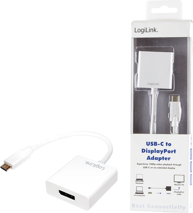 LOGILINK UA0246A LOGILINK – USB-C 3.1 į DisplayPort adapteris