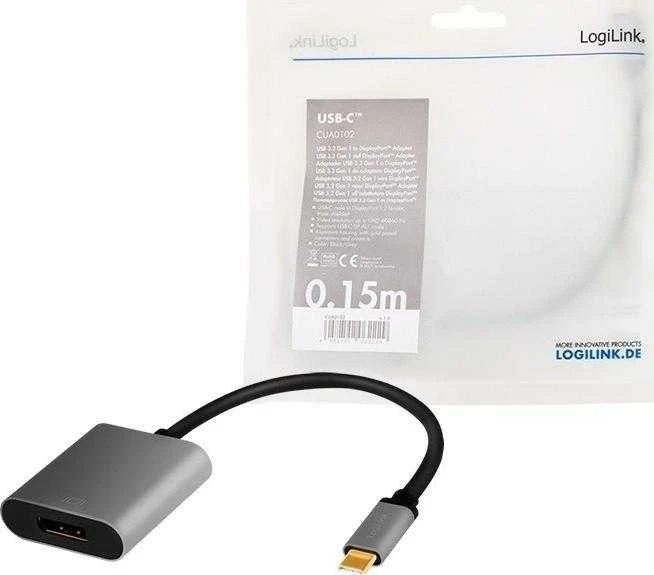 LogiLink USB-C į DP / F adapteris